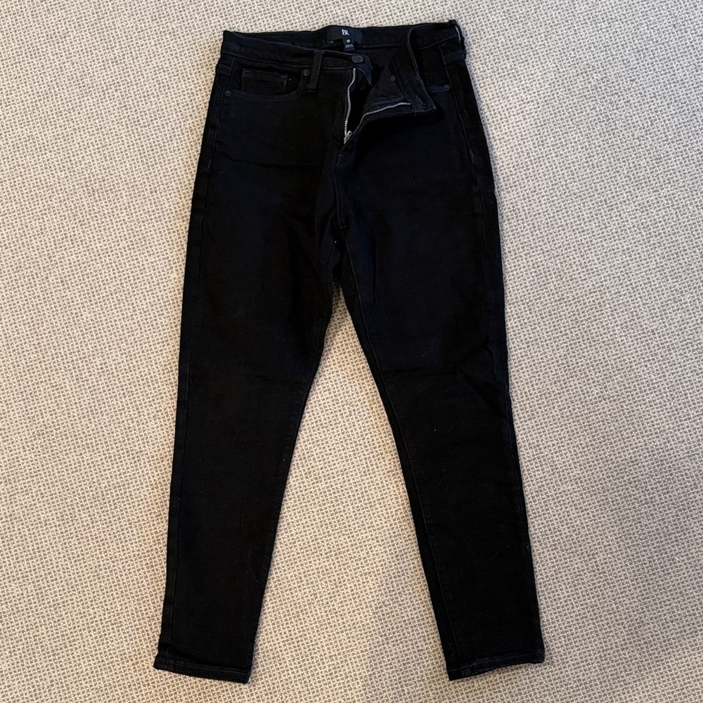 BR black denim with 3% stretch - size 28